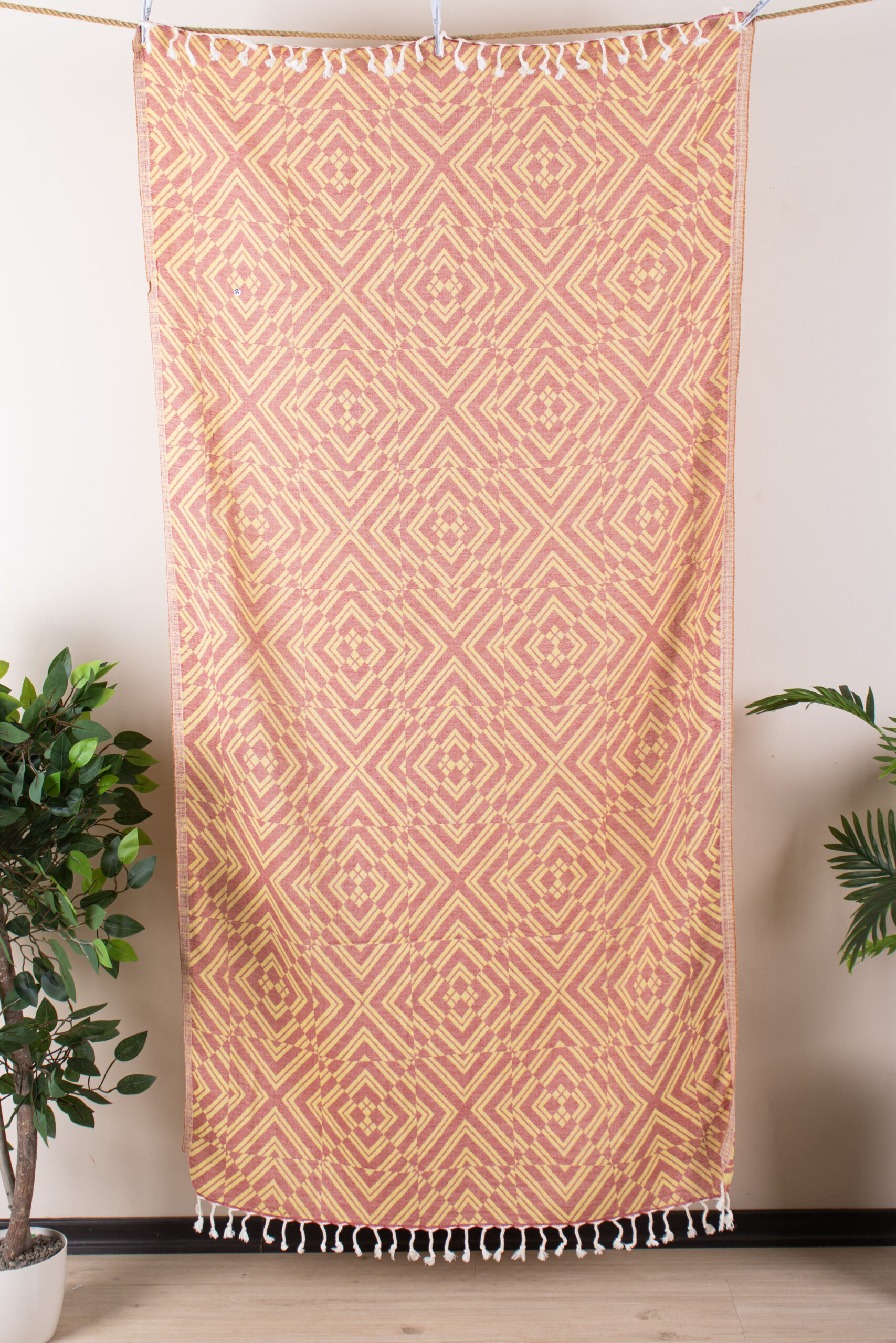 Geometric Stok İplik Peshtemal