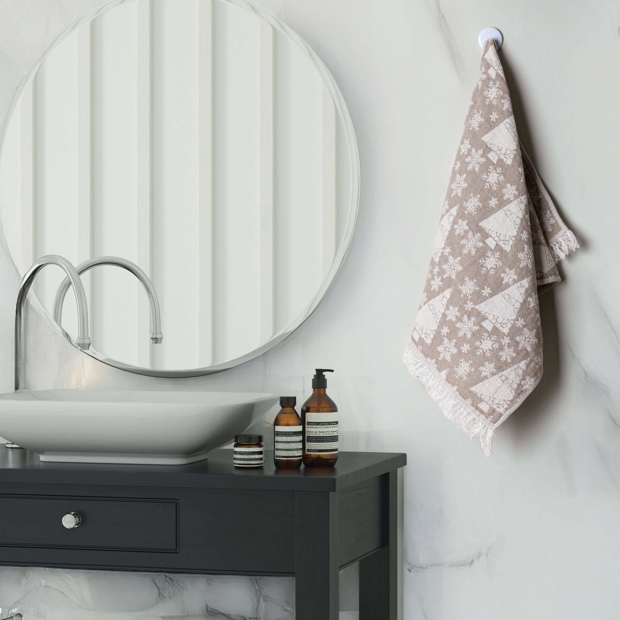 Pine Tree Hand Towel
